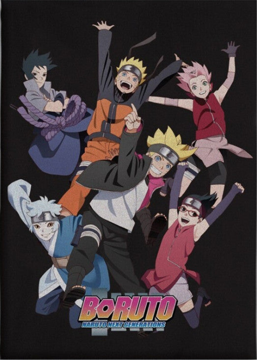 Boruto Fleece Throw Blanket 100 x 140 cm Japanese Manga Anime. Ninja. Naruto