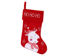Load image into Gallery viewer, Christmas Reindeer Stocking 45 cm Long
