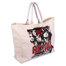 Load image into Gallery viewer, ACDC Shopping Shoulder Bag 47 x 45 cm 100% Natural COTTON &#39;Highway to Hell&#39;
