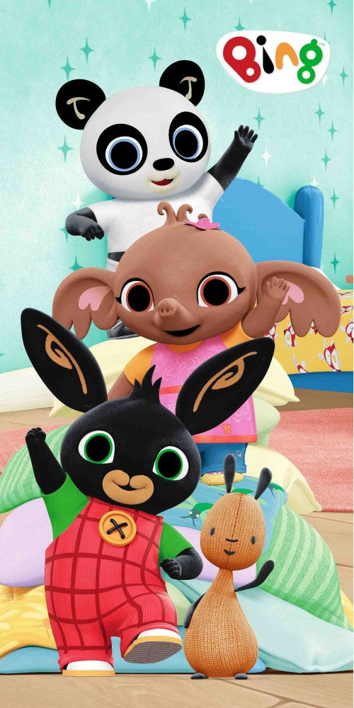 Bing Bunny Beach Bath Towel - 70 x 140 cm 100% Cotton Flop