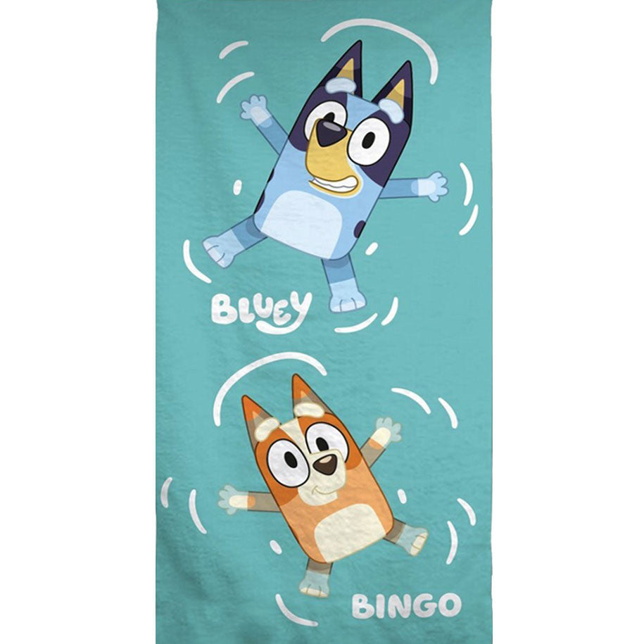 Bluey Bath Beach towel 140 x 70 cm - Australian Heeler Cattle Dog - Fast Dry