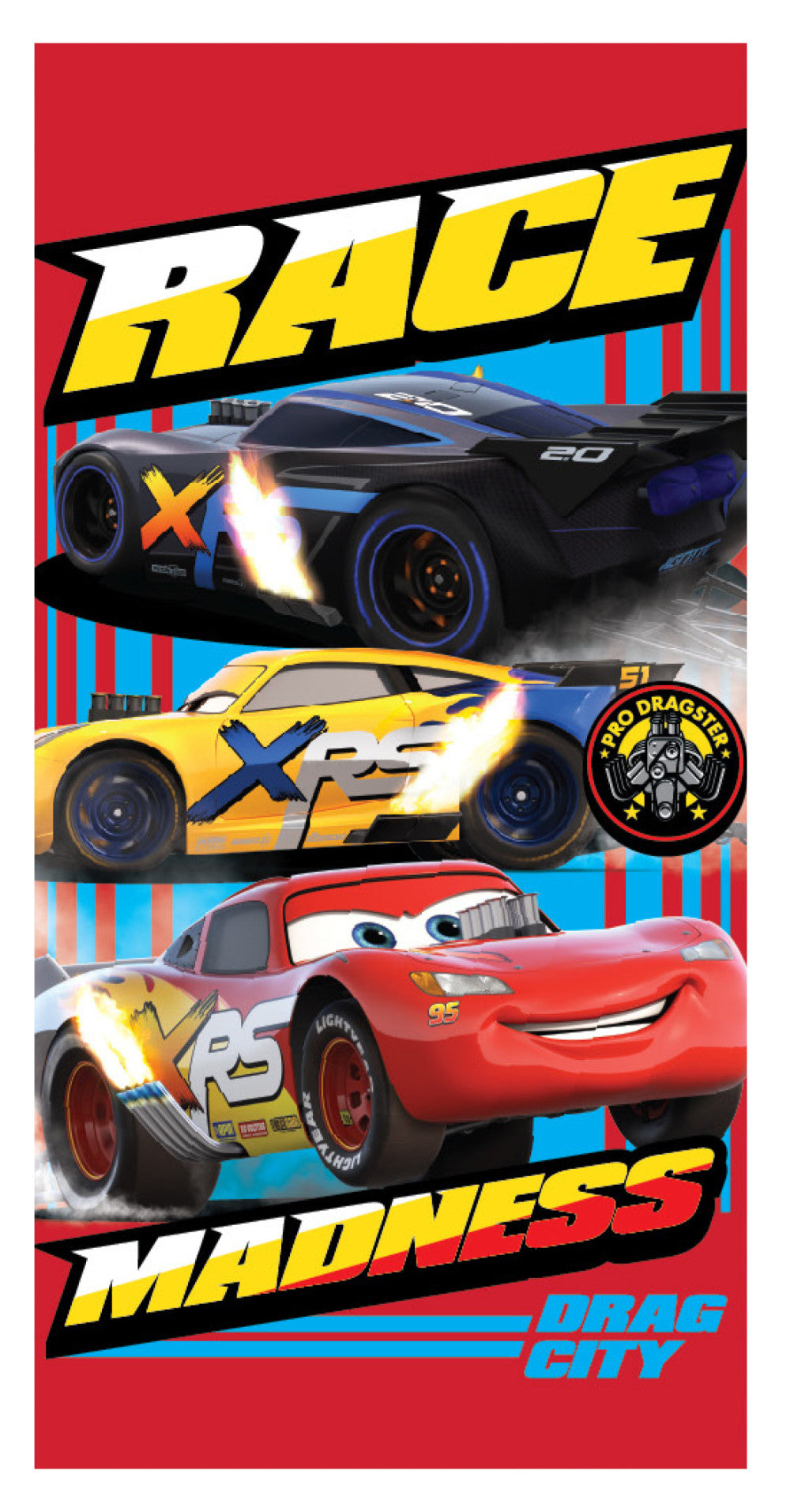 Disney Cars Lightning McQueen Bath Beach towel 137 x 70 cm Fast Dry