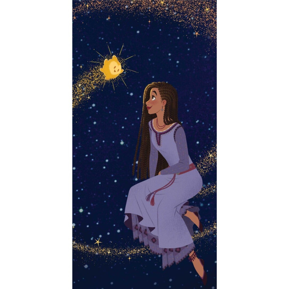 Disney Wish Bath Beach Towel 140 x 70 cm 100% COTTON - Asha & Star