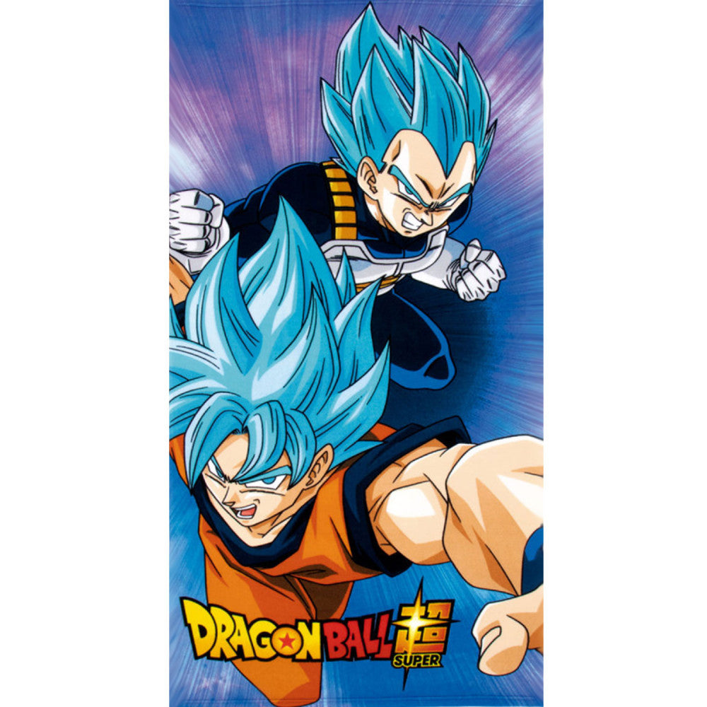 Dragon Ball Goku Bath Beach towel 140 x 70 cm Fast Dry Super Saiyan Blue
