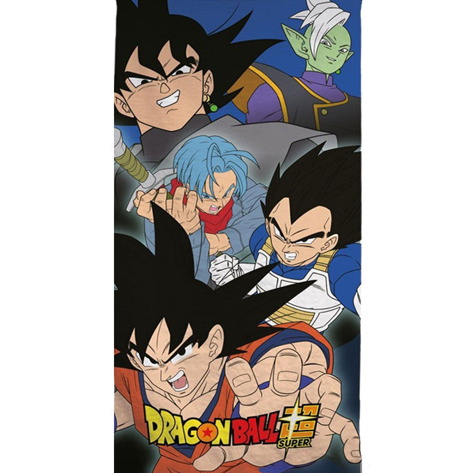 Dragon Ball Super Bath Beach towel 140 x 70 cm Fast Dry - Goku Vegeta Trunks