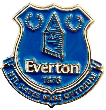 EVERTON FOOTBALL CLUB CREST METAL PIN  BADGE