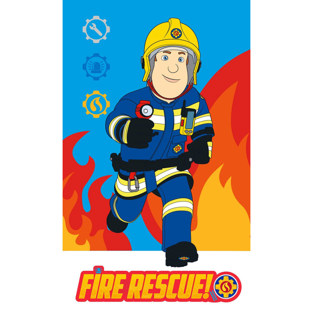 Fireman Sam Hand & Face towel 30 x 50 cm 100% COTTON