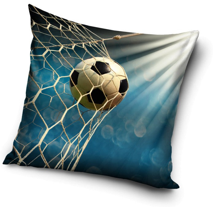 Football Decorative Cushion 40 x 40 x 8 cm 'Back of the Net'
