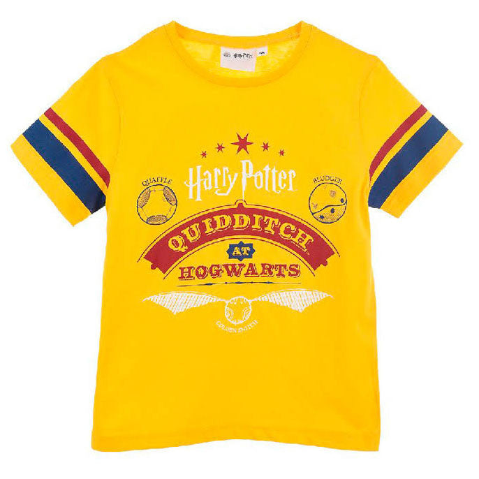 Harry Potter Childs T-Shirt Cotton Blend - Sizes Age 6-12 Quidditch at Hogwarts