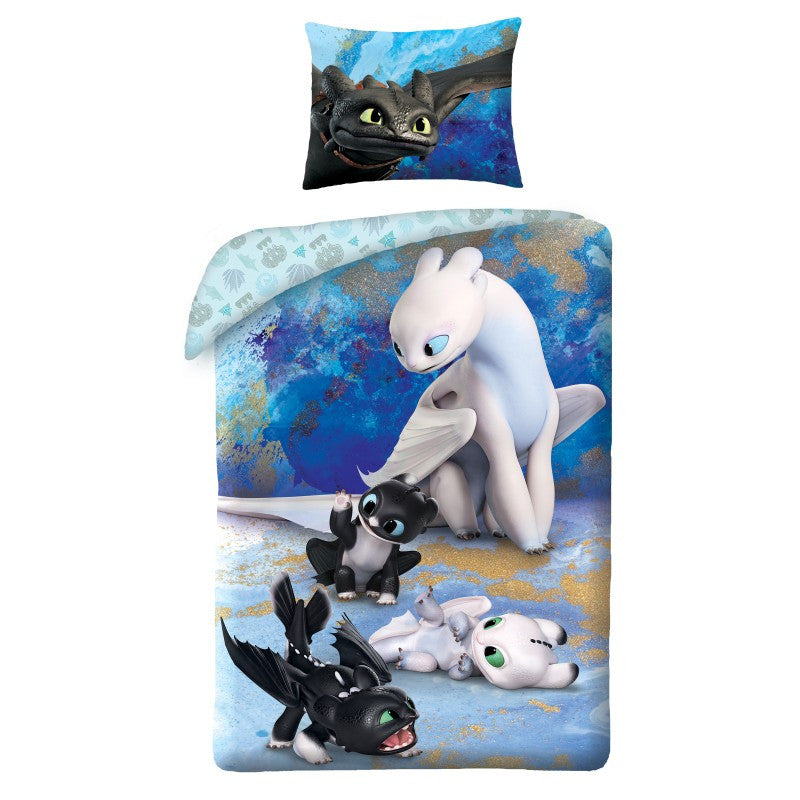 How to Train Your Dragon Single Duvet Cover Set 100% COTTON 140 x 200 cm