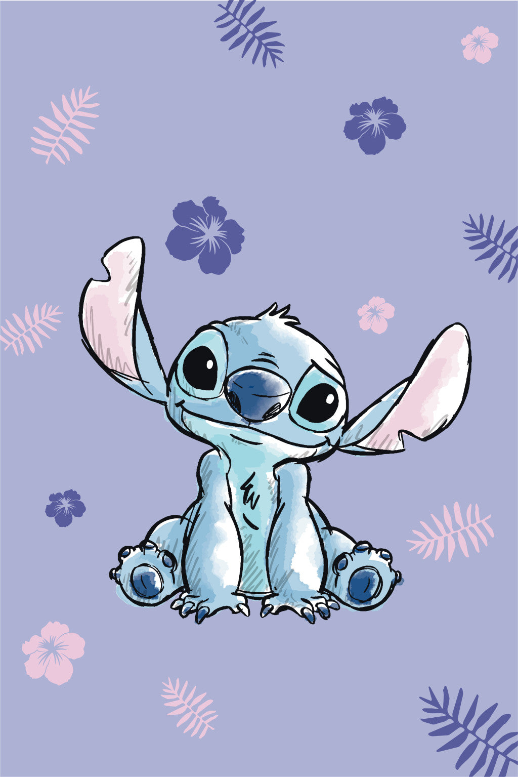 Disney Lilo & Stitch Fleece Throw Blanket 100 x 150 cm Large