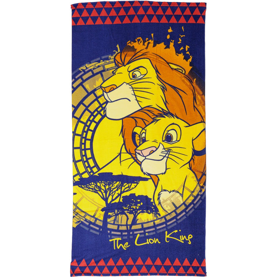 Disney THE LION KING Bath Beach towel 140 x 70 cm Quick Dry. Simba
