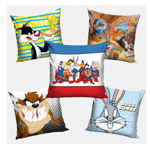 Load image into Gallery viewer, Looney Tunes Cushion Cover/Pillowcase 38 x 38 cm Various Designs Bugs Bunny
