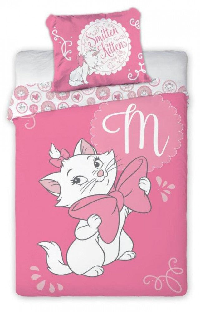 Disney The Aristocats Marie Toddler Size Duvet Cover Set 100 x 135cm 100% COTTON