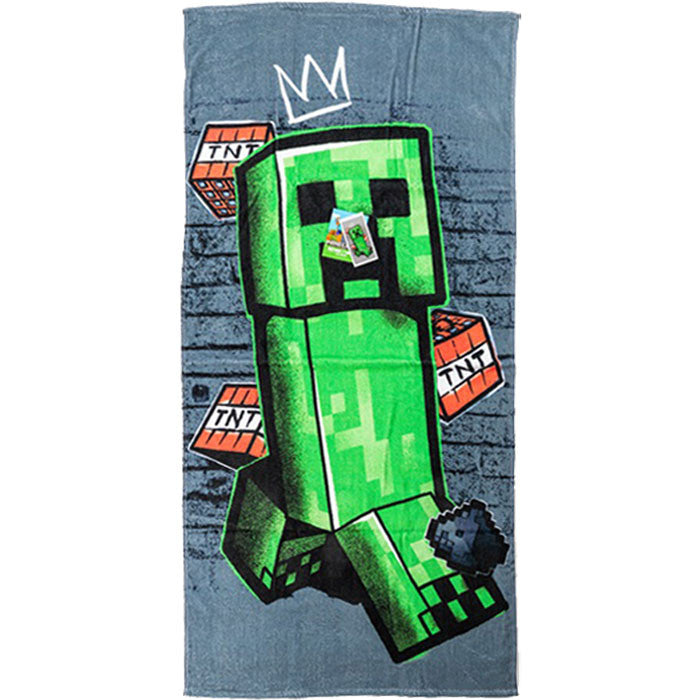 Minecraft Bath Beach Towel 140 x 70 cm 100% COTTON