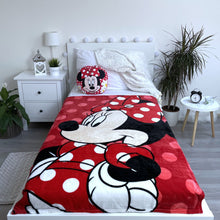 Load image into Gallery viewer, Disney Minnie Mouse Fleece Throw Blanket 100 x 150 cm Large
