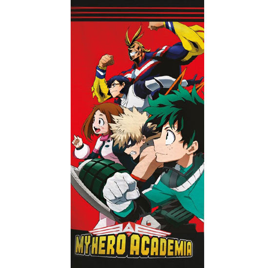 My Hero Academia Bath Beach towel 140 x 70 cm Fast Dry. Japanese Superhero Manga