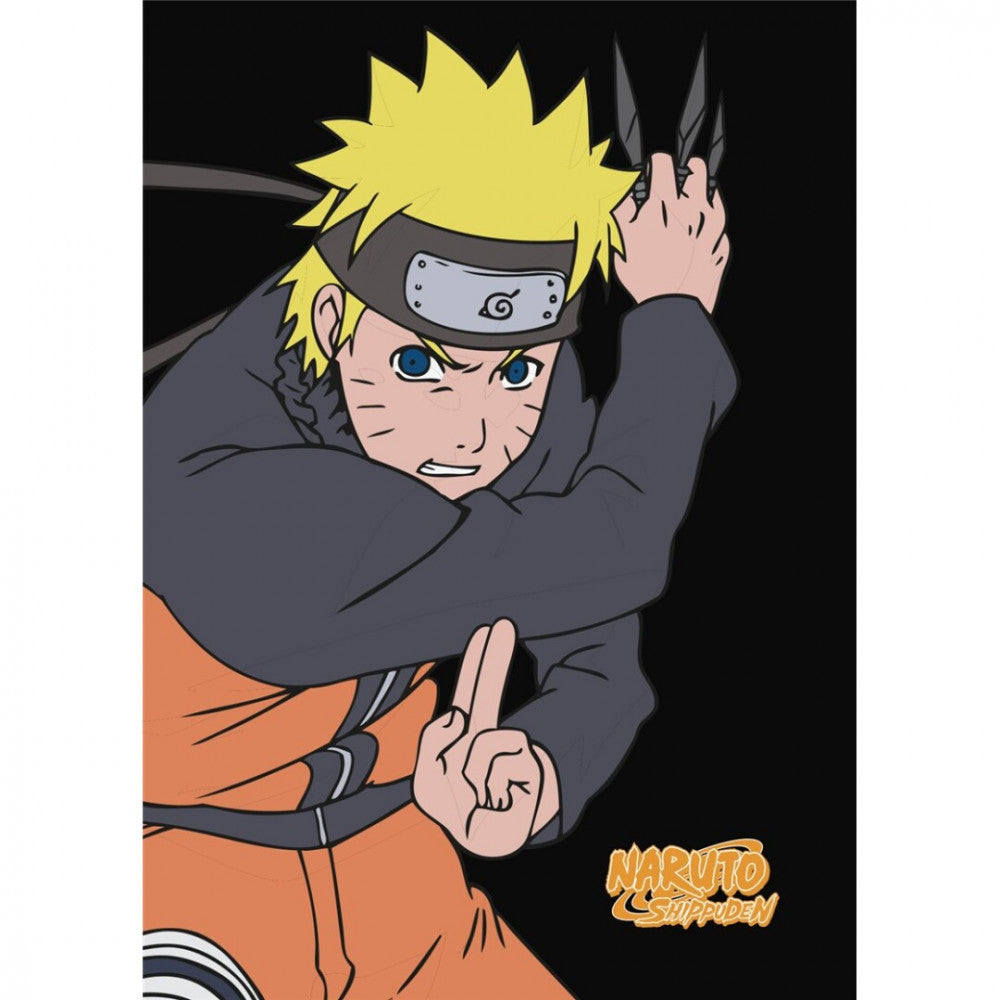 Naruto Fleece Blanket 100 x 140 cm Japanese Manga Anime. Ninja