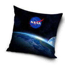 Load image into Gallery viewer, NASA Logo Cushion cover/Pillowcase 38 x 38 cm Earth &amp; Moon
