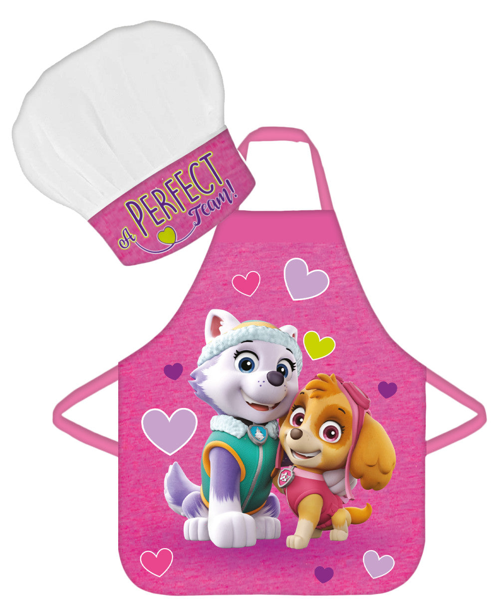 Paw Patrol Pups Skye Apron and Chef Hat Set. Everest Snow Rescue Dog