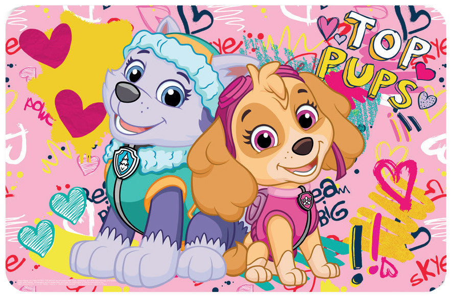Paw Patrol Placemat 43 x 28 cm Kids Table Mat. Everest Skye