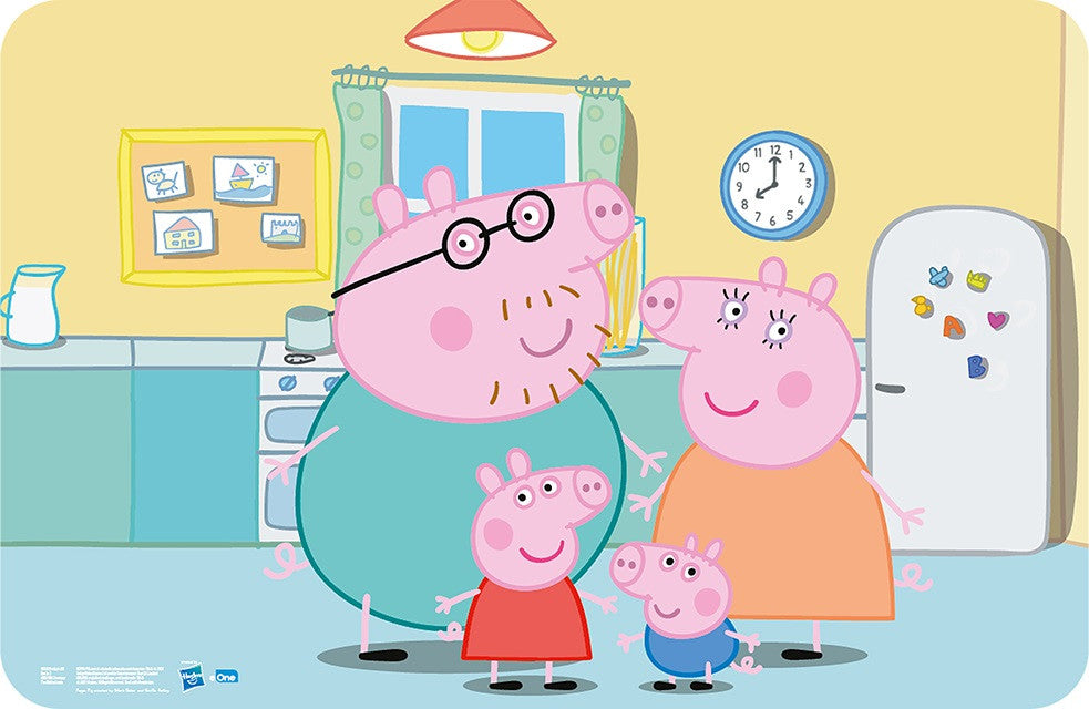Peppa Pig & family Placemat 43 x 28 cm Kids Tablemat