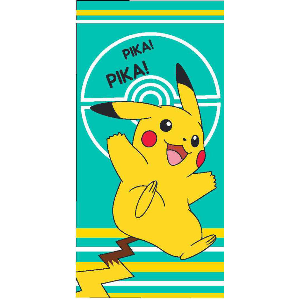 Pokemon Pikachu Bath Beach Towel - 140 x 70 cm - 100% COTTON