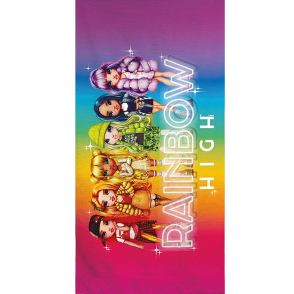 Rainbow High Bath Beach towel 140 x 70 cm - Fashion Doll