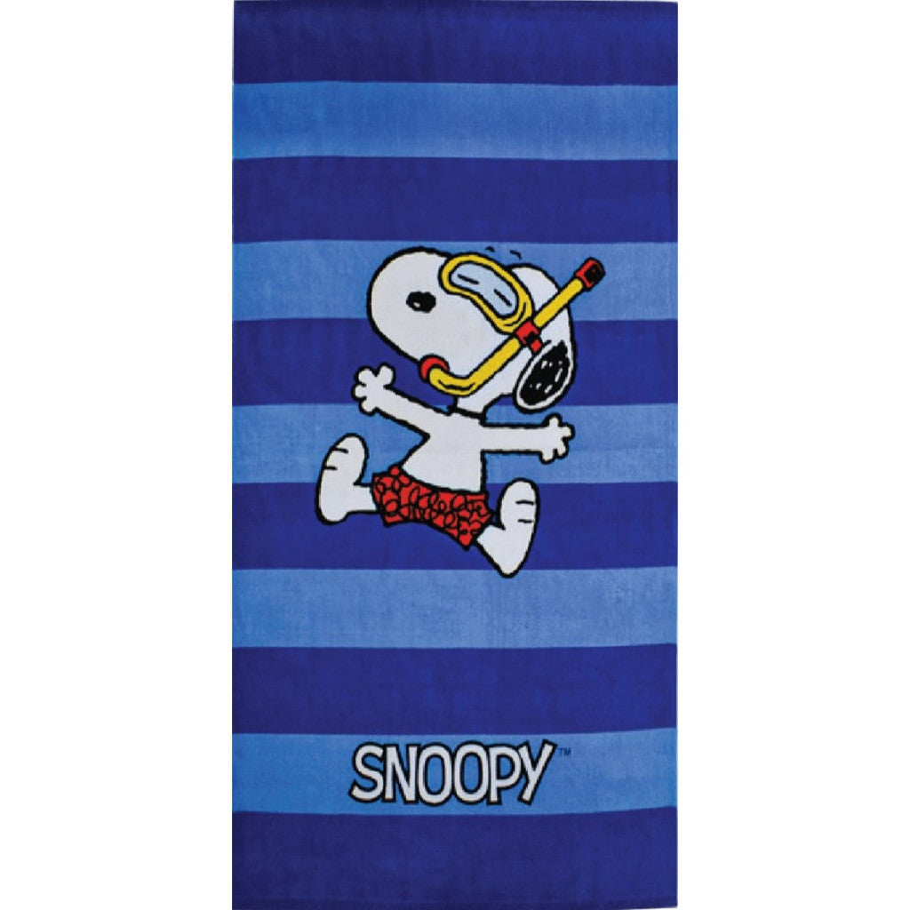 Peanuts Snoopy Bath Beach Towel - 100% COTTON - 140 x 70 cm