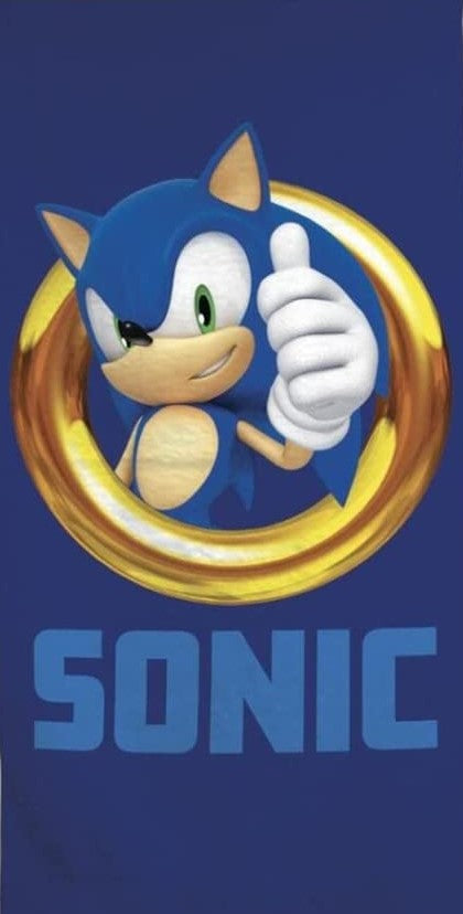 Sonic the Hedgehog Bath Beach Towel 140 x 70 cm 100% Cotton