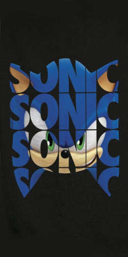 Sonic the Hedgehog Bath Beach Towel 140 x 70 cm Fast Dry