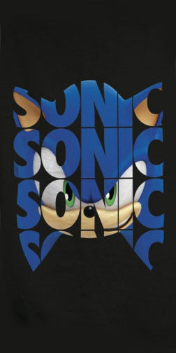 Sonic the Hedgehog Bath Beach Towel 140 x 70 cm Fast Dry