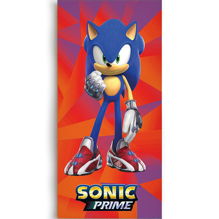 Sonic the Hedgehog Bath Beach Towel 140 x 70 cm 100% Cotton - Sonic Prime