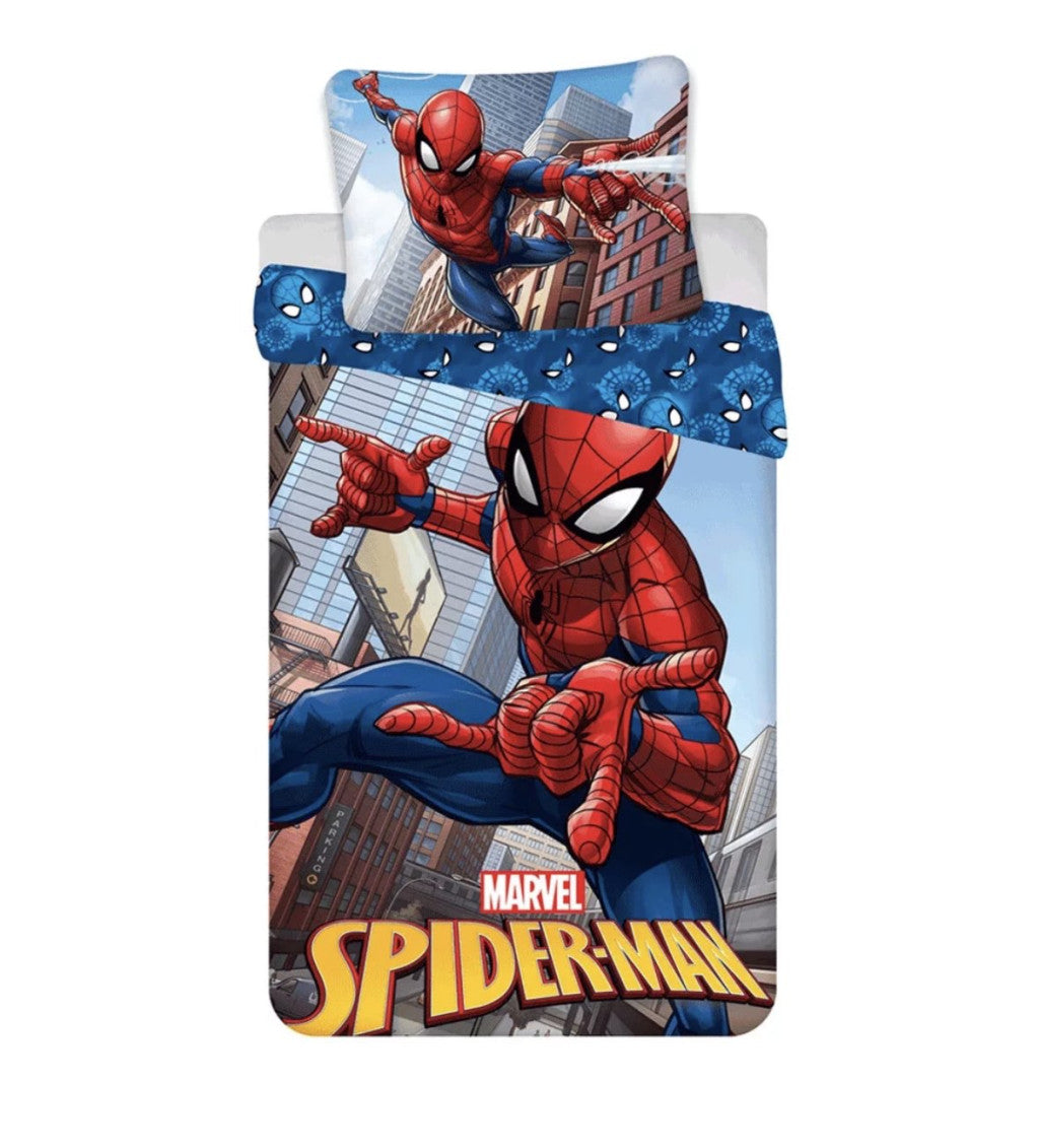Marvel Spider-Man Toddler/Baby Size Duvet Cover Set 100 x 135 cm 100% COTTON