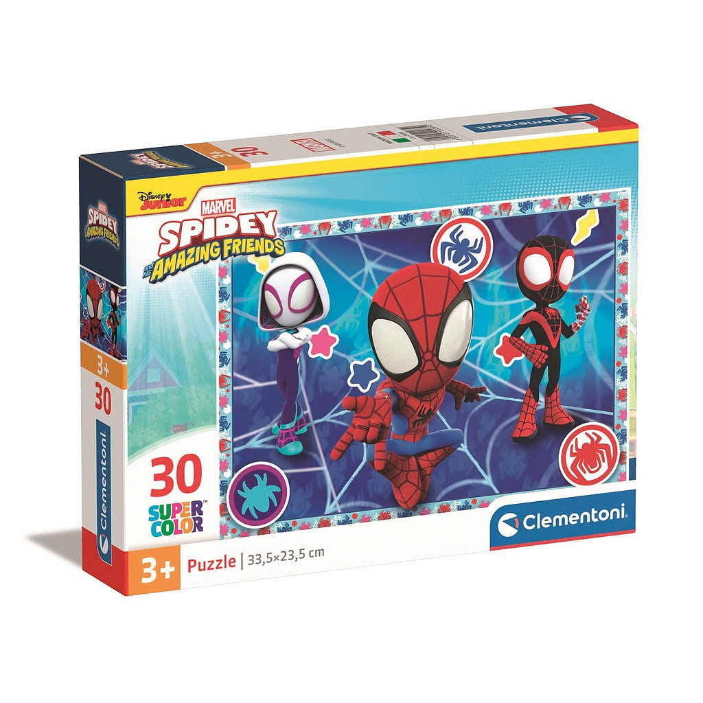 Marvel Spidey and Friends Puzzle 30 pieces. 33.5 x 23.5 cm. Age 3+. Spiderman