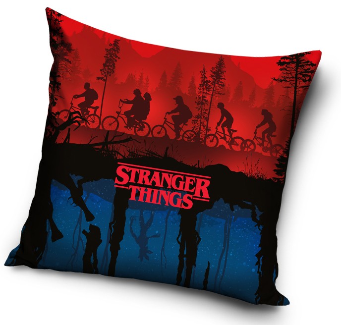 Stranger Things Logo Decorative Cushion 40 x 40 x 8 cm