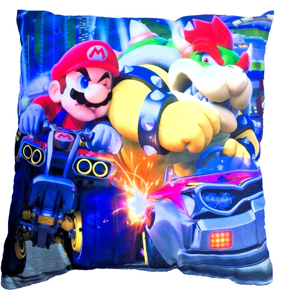 Super Mario Decorative Cushion 40 x 40 x 8 cm - Bowser