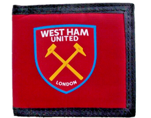 Load image into Gallery viewer, West Ham United Football Club Money Wallet. Crest Logo Official Club Merchandise
