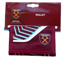 Load image into Gallery viewer, West Ham United Football Club Flash Wallet. Crest Logo Official Club Merchandise
