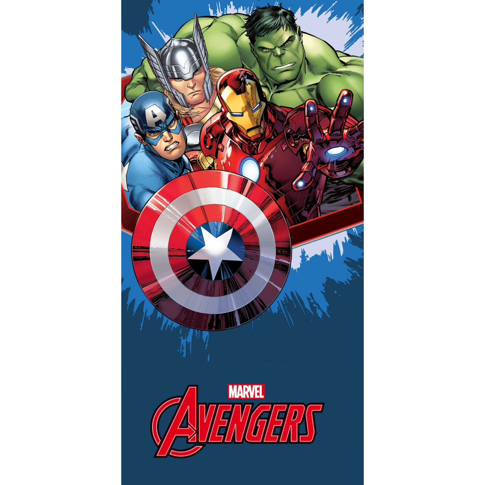 Marvel Avengers Beach Bath Towel 70 x 140 cm 100% COTTON Thor Hulk Cap Iron Man