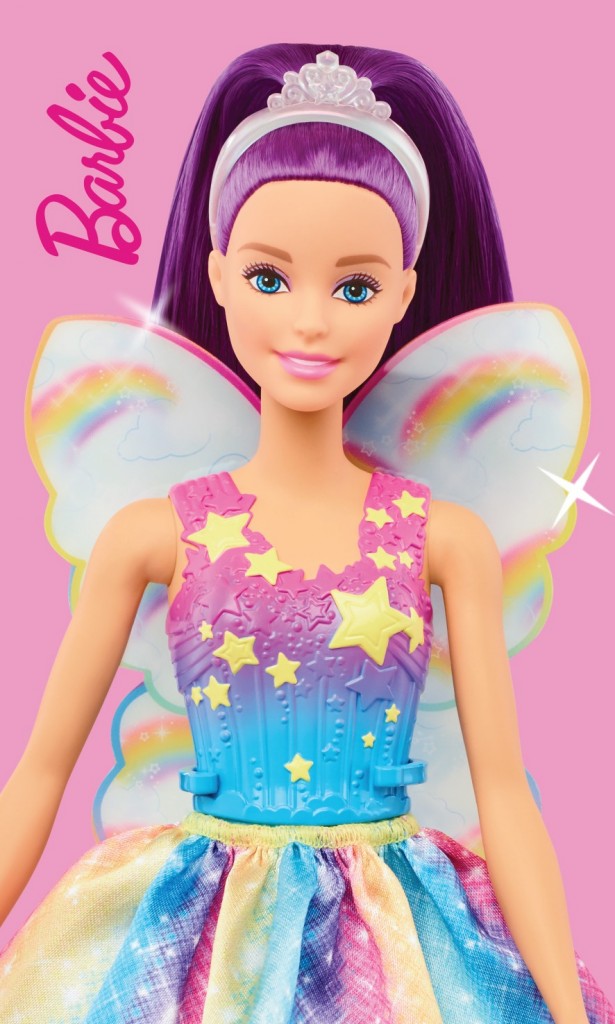 Fairy Princess BARBIE Doll Hand & Face towel 30 x 50 cm 100% COTTON