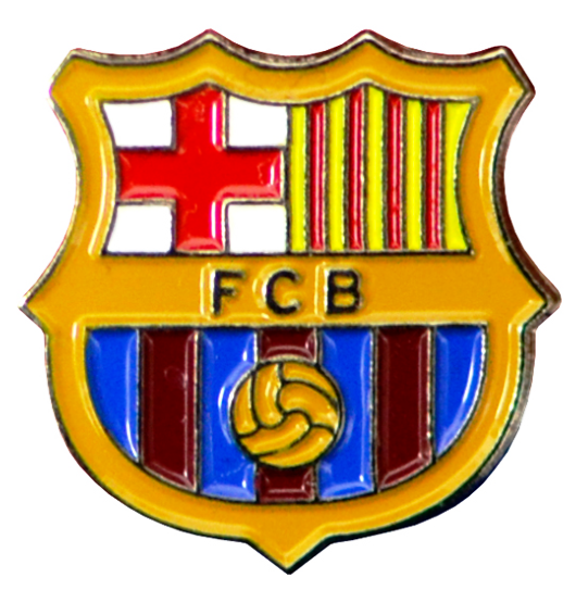 Barcelona FC Club Crest Metal Pin Badge