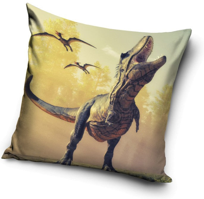 Tyrannosaurus Rex Dinosaur Cushion Cover/Pillowcase 38 x 38 cm T-Rex