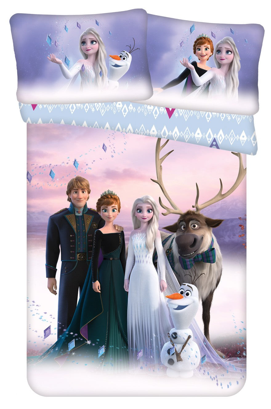 Disney Frozen Toddler/Baby Size Duvet Cover Set 100x135 cm 100% COTTON Anna Elsa