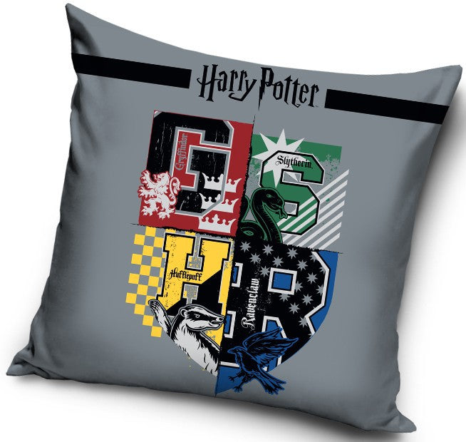 Harry Potter Hogwarts House Coat of Arms Cushion cover/Pillowcase 38 x 38 cm