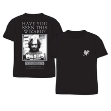 Load image into Gallery viewer, HARRY POTTER Childs T-Shirt 100% Cotton Black Sizes Age 9-14 Sirius Black
