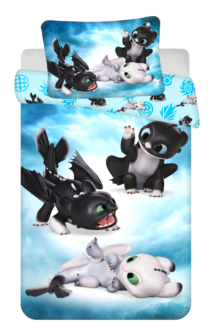 How to Train Your Dragon Toddler/Baby Size Duvet Cover Set 100 x 135 cm COTTON