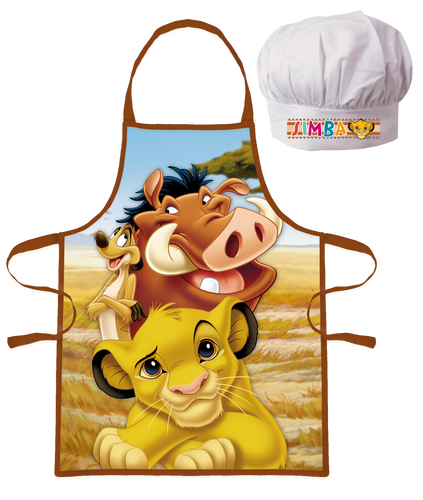 Disney Junior Lion King Apron and Chef Hat Set