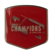 Load image into Gallery viewer, Liverpool FC Euro Champs 2019 PIN BADGE
