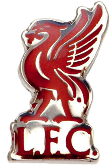 LIVERPOOL FC CLUB CREST PIN BADGE - LIVER BIRD